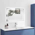 AICA Bathrooms 900x600mm Bathroom Mirror Dimmable LED With Anti-Fog[IP44 Rated] Illuminated Backlit Wall Mounted Vanity Mirror,Touch Sensor Switch,Rectangular