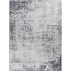 Livabliss Milena Abstract Modern Marble Grey/White Area Rug (120 x 170 cm)