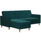Cl Liberty Sectional Futon Green 2Bx