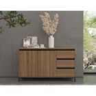 Bari Sideboard 2D3Drw Oakblack