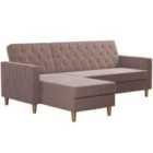 Cl Liberty Sectional Futon Pink 2Bx
