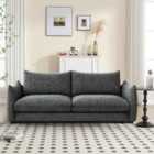 Bronte 3Seater Sofa Bed Grey Fabric