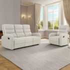 Rena 3Seater Man Recl Natural Fabric