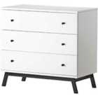 Rv Lark Urban 3Drw Dresser Wtopper White