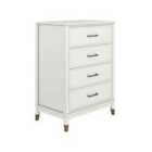 Cl Westerleigh 4 Drawer Dresser White