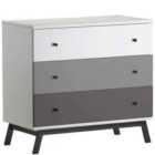 Rv Lark Urban 3Drw Dresser Wtopper Grey