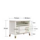 Westerleigh Wide Nightstand Pale Green