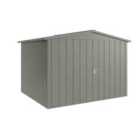 Hormann Juno Modern Apex Garden Building In Grey - Jsd13 Double Door -10' X 8..5'