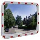 Vidaxl Convex Traffic Mirror Rectangle 60 X 80 Cm With Reflectors