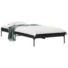 vidaXL Bed Frame Without Mattress Black 90X200 cm