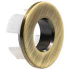 Abode Overflow Ring for Basins - Antique Brass