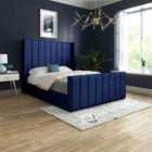 Ds Living Oxford Bed - Small Double - 4Ft - Blue
