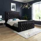 Ds Living Kingston Bed - Small Double - 4Ft - Black