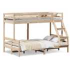 vidaXL Bunk Bed Without Mattress 80X200/120X200 cm Solid Wood