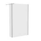 Heizmann 1000x1950mm Wetroom Shower Screen & 300x1950mm Return Panel Chrome