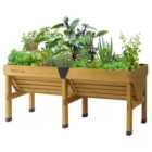 VegTrug Classic 1.8m Raised Planter – Natural