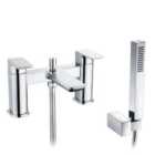 Nes Home Astra Modern Chrome Bath Shower Mixer Tap