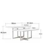 Brielle Coffee Table White Faux Marble
