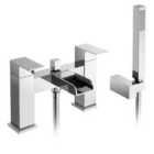 Nes Home Waterfall Chrome Bath Shower Mixer Tap with Handset Kit