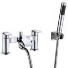 Nes Home Libra Waterfall Modern Chrome Bath Shower Mixer Tap