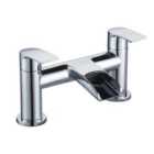 Nes Home Corry Waterfall Chrome Bath Filler Mixer Tap