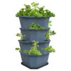 Paul Potato 4 Level Potato Growing Tower for Balcony / Terrace / Patio - Blue