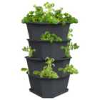 Paul Potato 4 Level Potato Growing Tower for Balcony / Terrace / Patio - Anthracite
