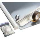Corotherm Polycarbonate Canopy Roof Kit for 3 x 5m Roofs - Clear