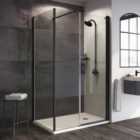 Roman Innov8 8mm Black In-line Panel Only for Side Panel Fitting - 760mm