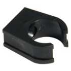 FloPlast OS16B Black Overflow System Pipe Clips 21.5mm - Pack of 4
