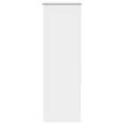 vidaXL Roller Blind Blackout White 45x130 cm Fabric Width 40.7 cm Polyester