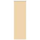 vidaXL Roller Blind Blackout Beige 85x230 cm Fabric Width 80.7 cm Polyester