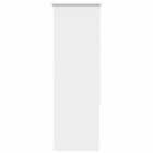 vidaXL Roller Blind Blackout White 45x175 cm Fabric Width 40.7 cm Polyester