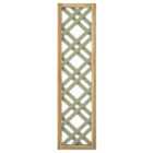 Forest Garden Trellis Sage Green Painted Lattice - 300 x 1200mm