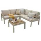 Norfolk Leisure Easton Mini Corner Set with Beige Cushions
