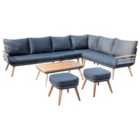 Norfolk Leisure Kimora Corner Set with 2 Small Stools