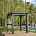 Keter Signature Ashwood Grill Gazebo - 8 x 7ft