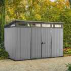 Keter Pent Garden Storage Shed Ashwood - 11ft x 7ft