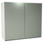 Wickes Madison Reed Green Wall Unit - 800mm