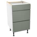 Wickes Madison Reed Green Drawer Unit - 500mm