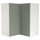 Wickes Madison Reed Green L-Shape Corner Wall Unit - 625mm