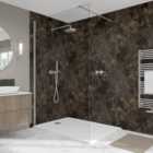 Wetwall Elite Volcanic Stone 3 Sided Shower Panel Kit - 1700 x 900mm