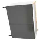 Wickes Madison Dark Grey Base Unit - 1000mm