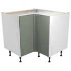 Wickes Madison Reed Green Corner Base Unit - 925mm