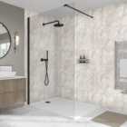 Wetwall Elite Himalayan Marble 2 Sided Shower Panel Kit - 900 x 900mm