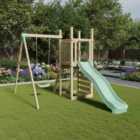 Mercia Play Tower with Slide & Swing