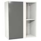 Wickes Madison Dark Grey Corner Wall Unit - 600mm