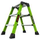Little Giant HiViz Green Fibreglass Sure Step - 3 Tread