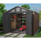 Keter Stronghold Brown Shed - 10 x 11.5ft