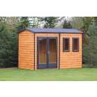 Shire Double Glazed Timber Apex Garden Office - 10 x 7ft